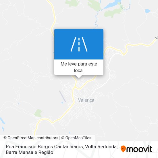 Rua Francisco Borges Castanheiros mapa