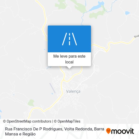 Rua Francisco De P Rodrigues mapa