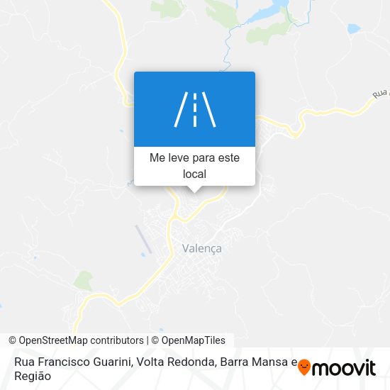 Rua Francisco Guarini mapa