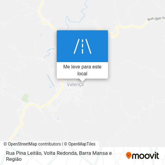 Rua Pina Leitão mapa