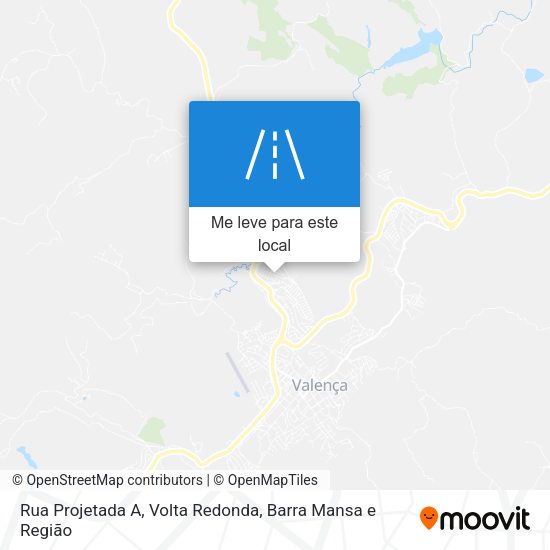 Rua Projetada A mapa