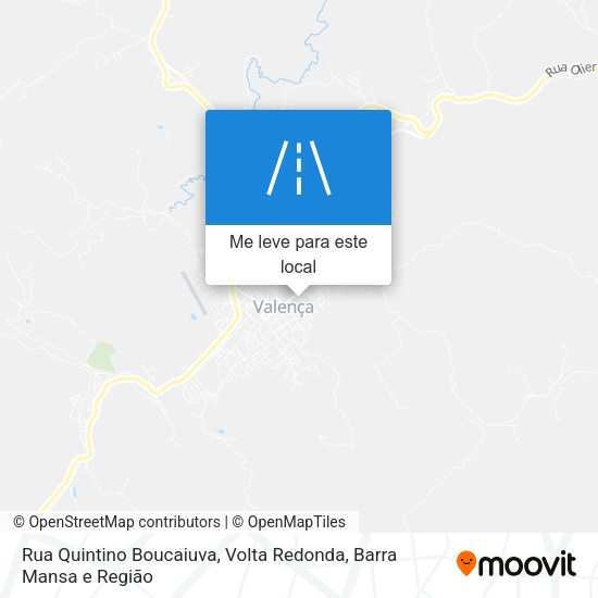 Rua Quintino Boucaiuva mapa