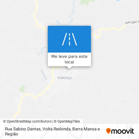 Rua Sabino Dantas mapa