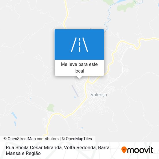 Rua Sheila César Miranda mapa