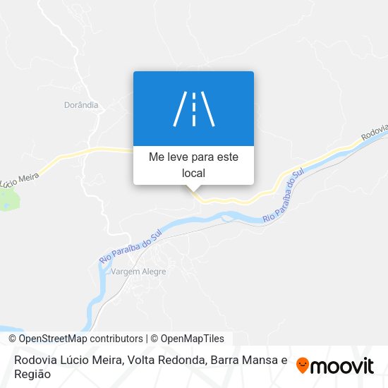 Rodovia Lúcio Meira mapa