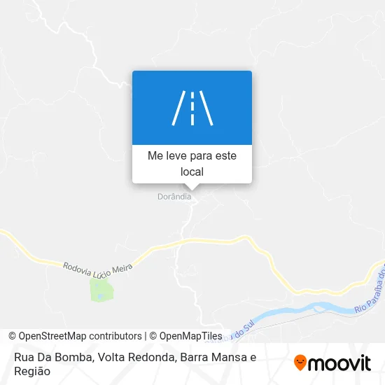 Rua Da Bomba mapa