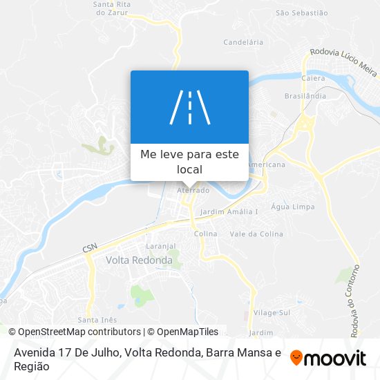 Avenida 17 De Julho mapa