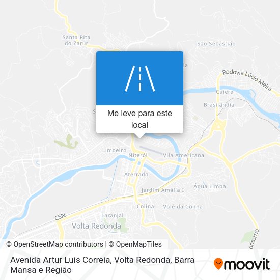 Avenida Artur Luís Correia mapa