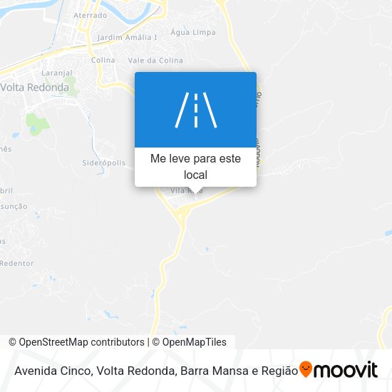 Avenida Cinco mapa