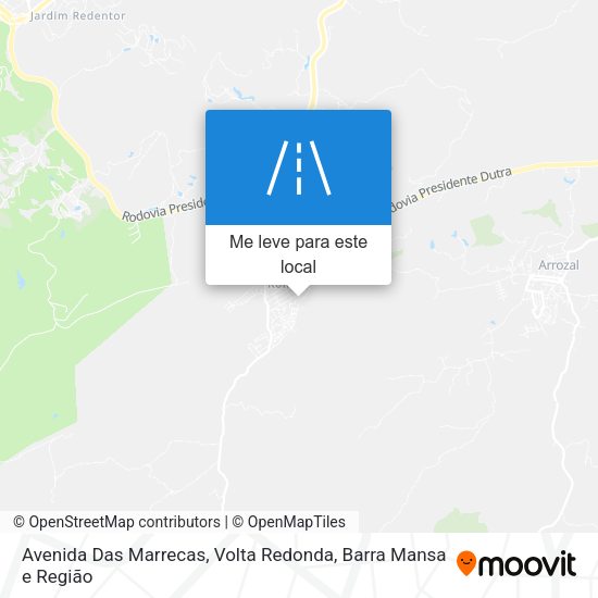 Avenida Das Marrecas mapa