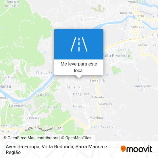 Avenida Europa mapa