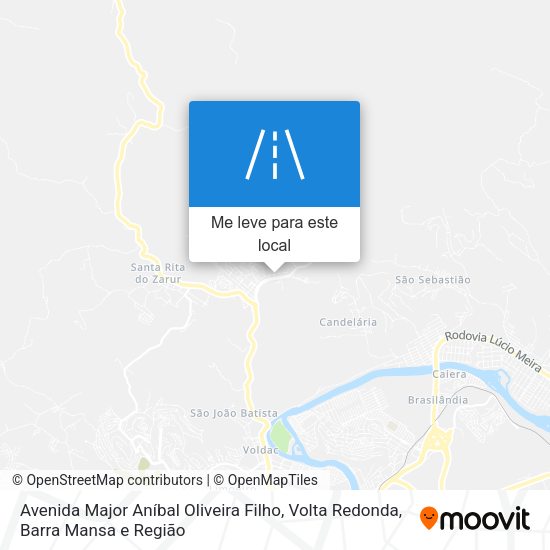 Avenida Major Aníbal Oliveira Filho mapa