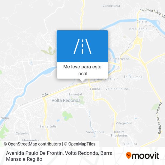 Avenida Paulo De Frontin mapa