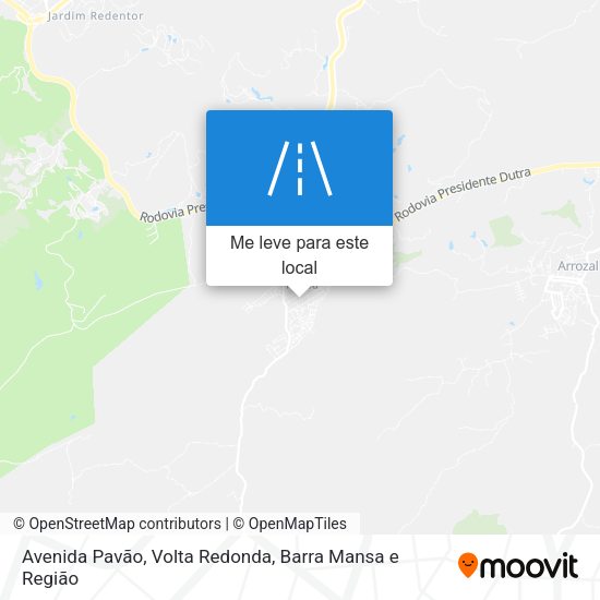 Avenida Pavão mapa