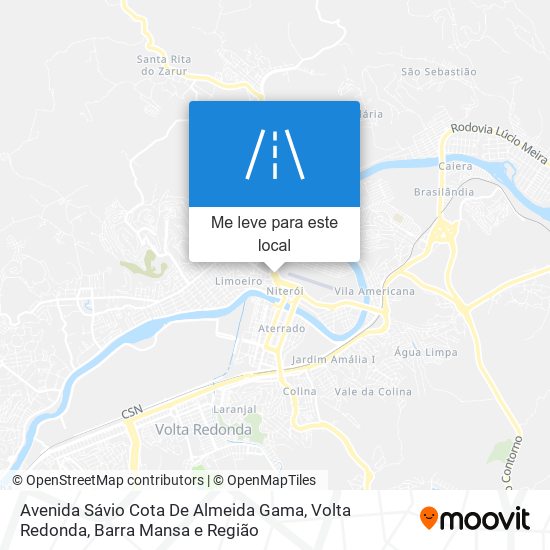 Avenida Sávio Cota De Almeida Gama mapa