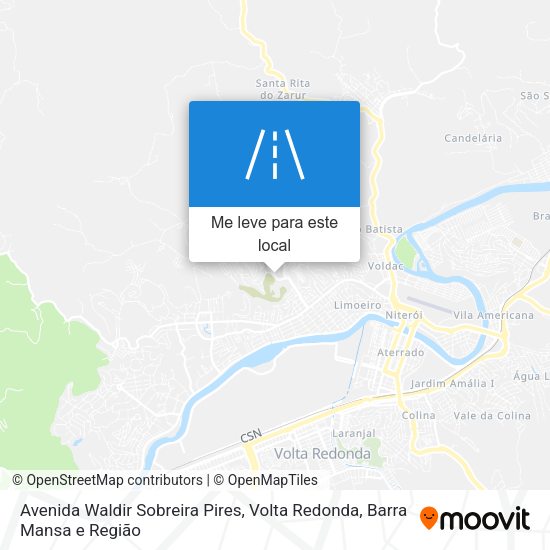 Avenida Waldir Sobreira Pires mapa