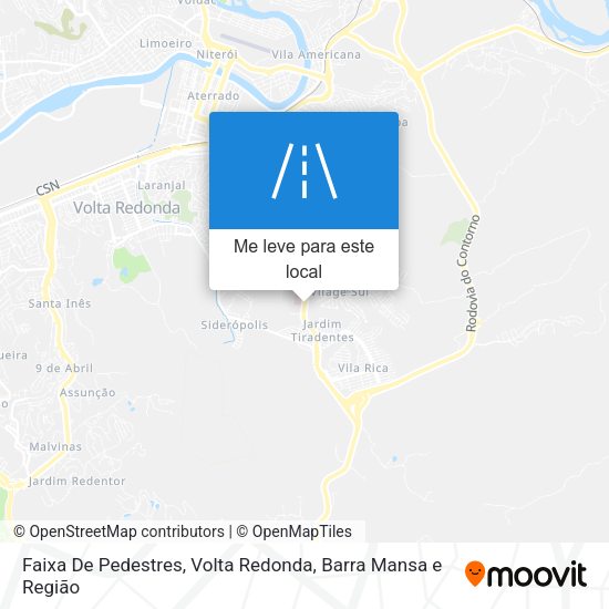 Faixa De Pedestres mapa