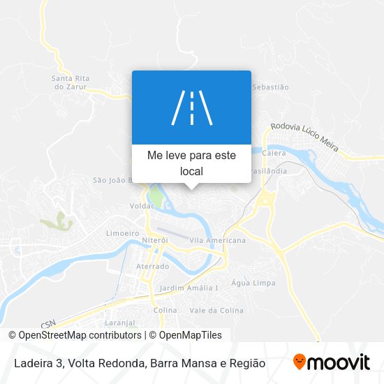 Ladeira 3 mapa
