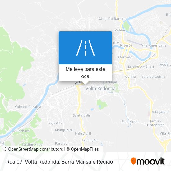 Rua 07 mapa