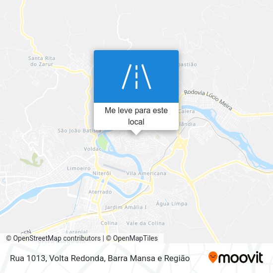 Rua 1013 mapa