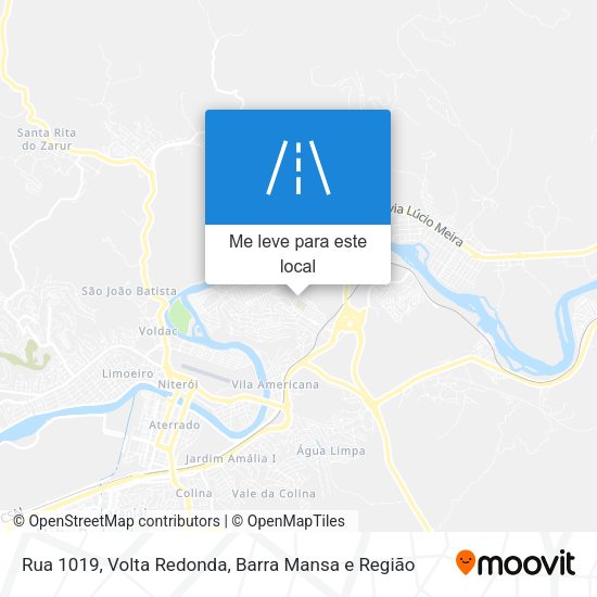 Rua 1019 mapa