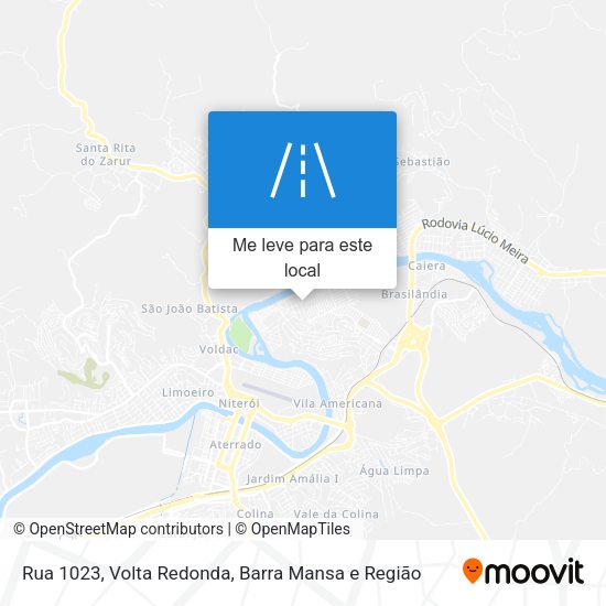 Rua 1023 mapa