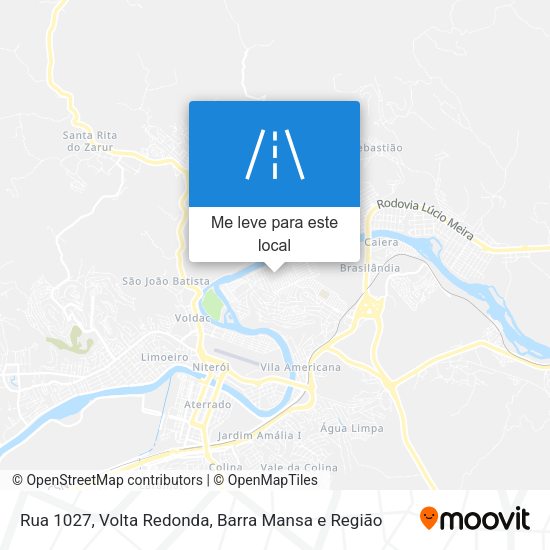 Rua 1027 mapa