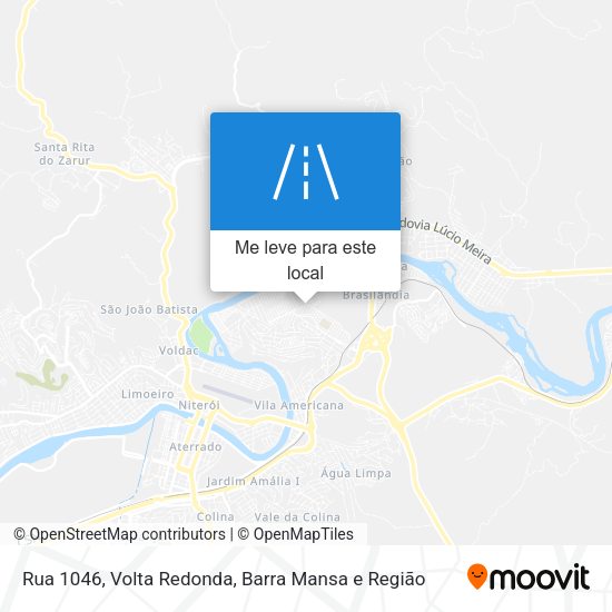 Rua 1046 mapa