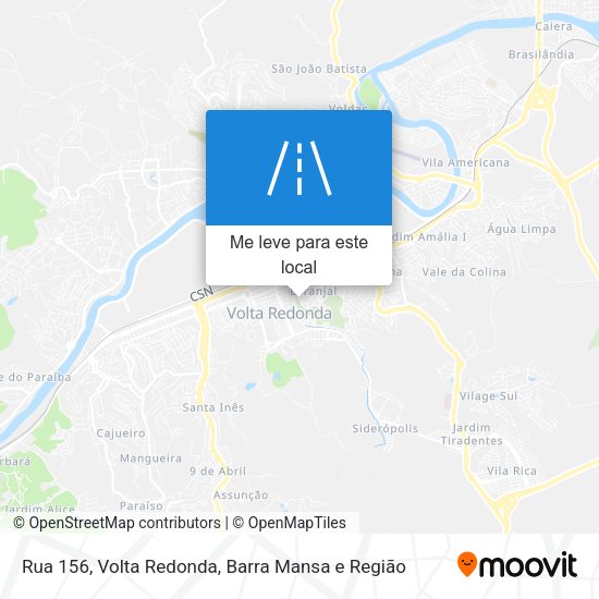 Rua 156 mapa