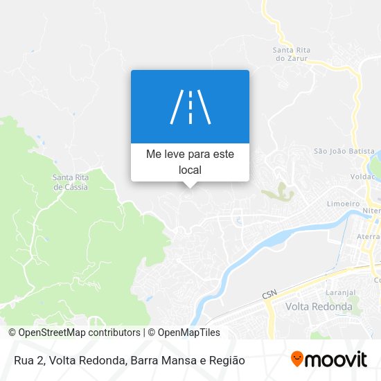 Rua 2 mapa