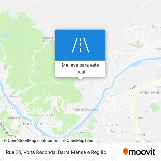 Rua 20 mapa