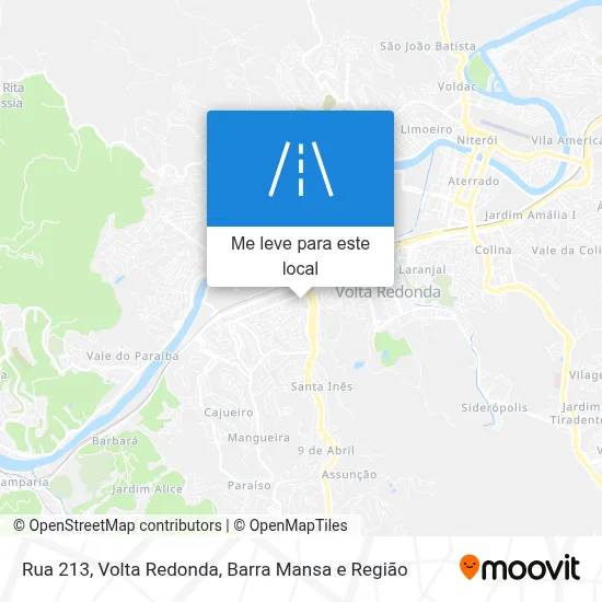 Rua 213 mapa