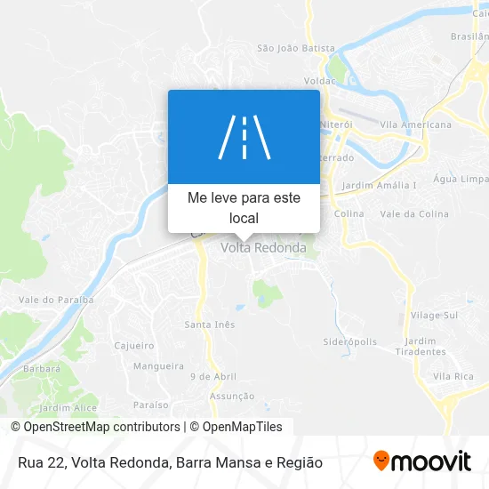 Rua 22 mapa