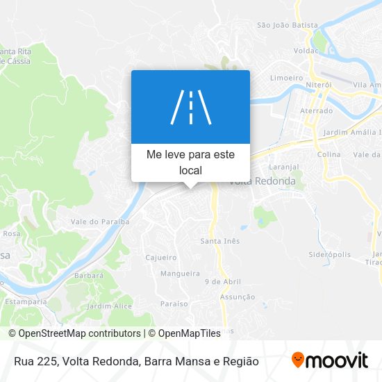Rua 225 mapa