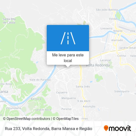 Rua 233 mapa