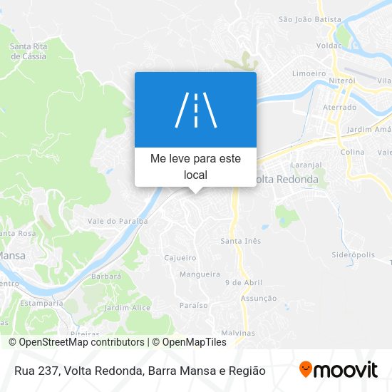 Rua 237 mapa