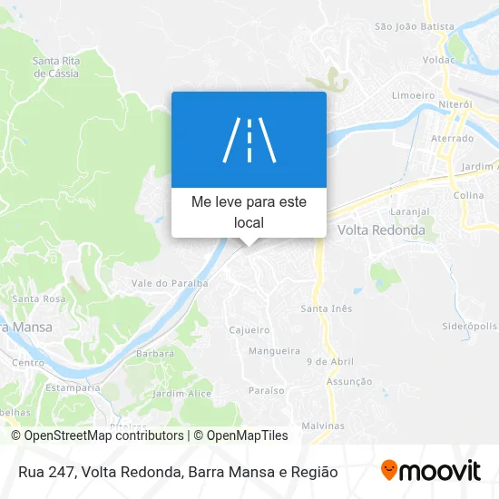 Rua 247 mapa