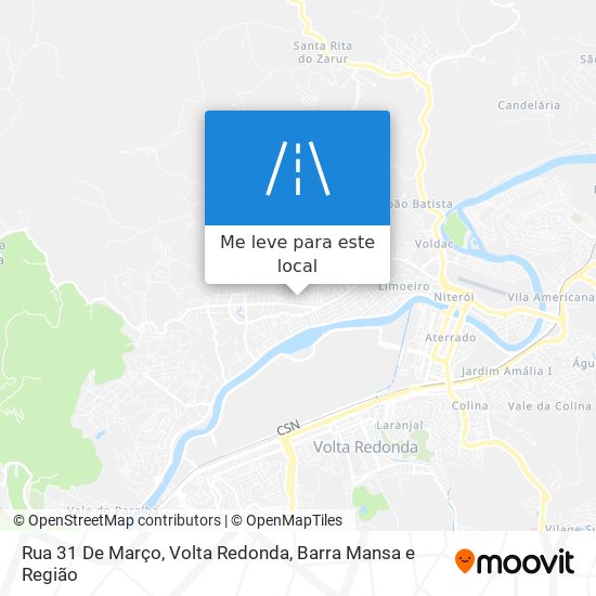 Rua 31 De Março mapa