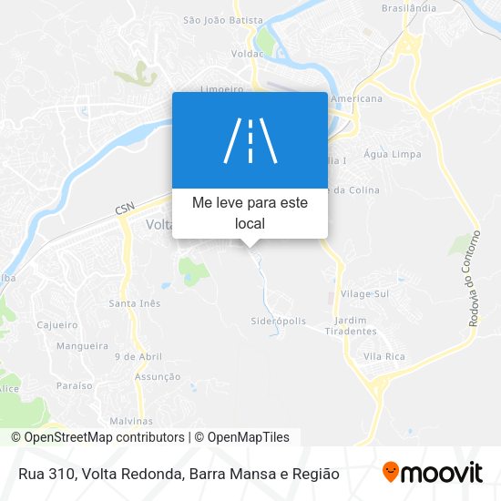 Rua 310 mapa