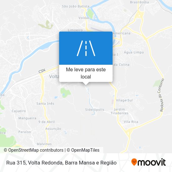Rua 315 mapa