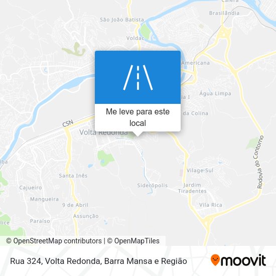 Rua 324 mapa