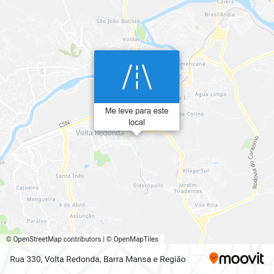 Rua 330 mapa