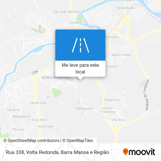 Rua 338 mapa