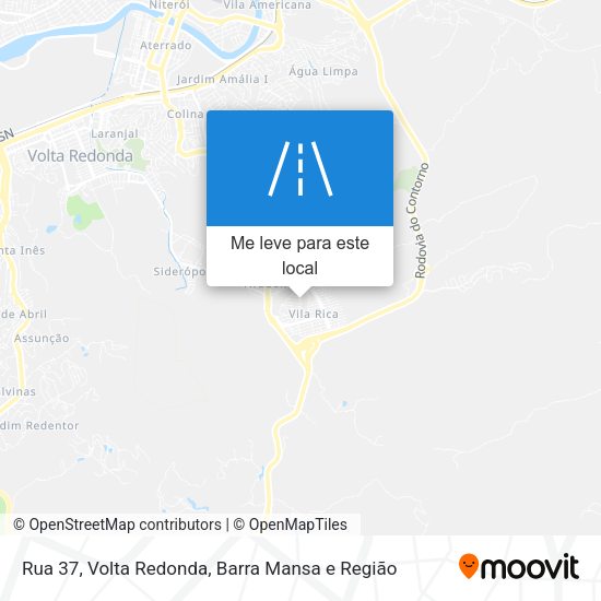 Rua 37 mapa