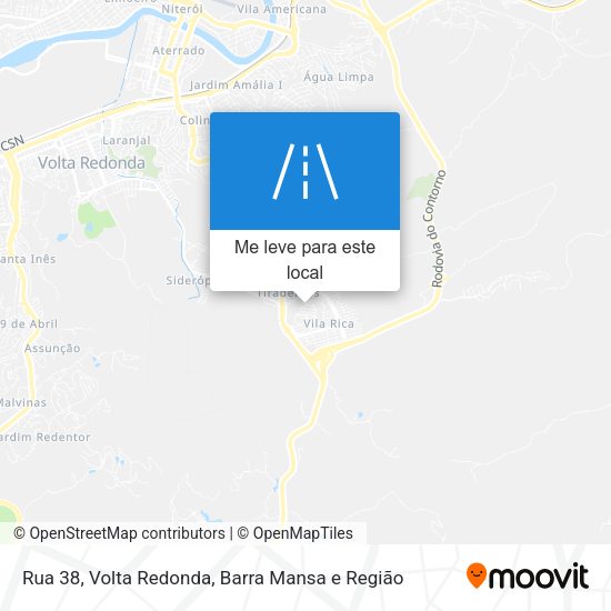Rua 38 mapa