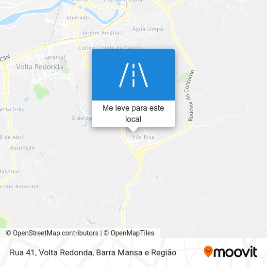 Rua 41 mapa