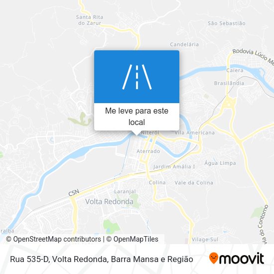 Rua 535-D mapa