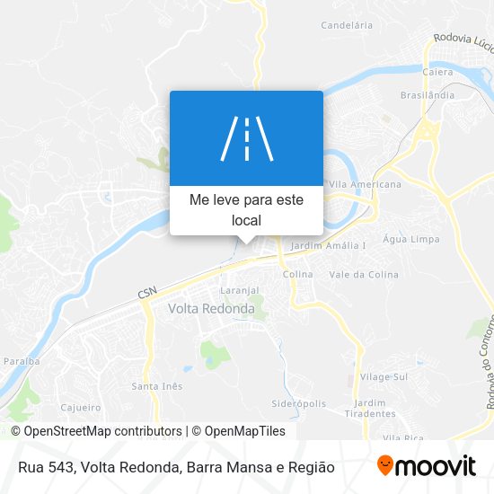 Rua 543 mapa
