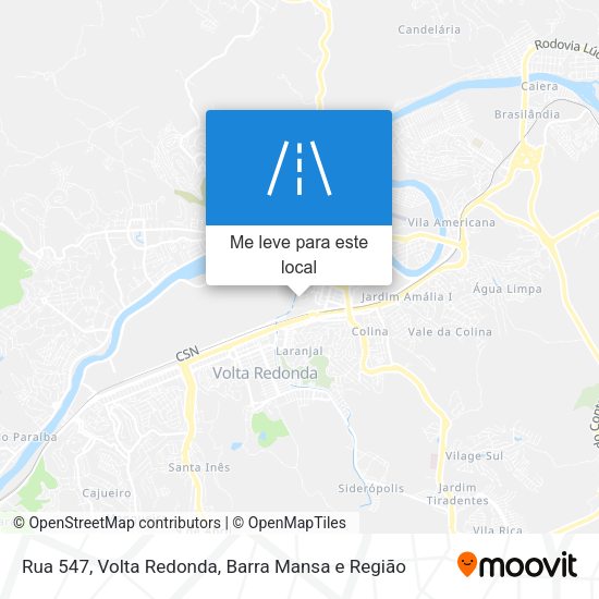 Rua 547 mapa