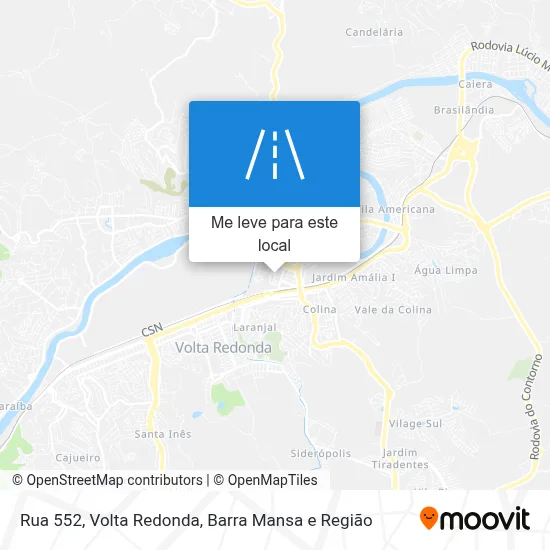 Rua 552 mapa